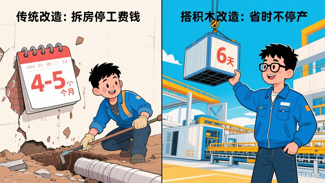 改冷却不用拆厂房？像“搭积木”一样改造，省时又省钱