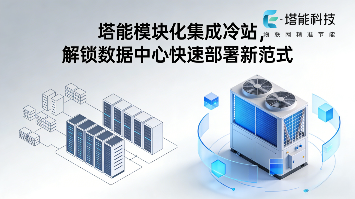 塔能模块化集成冷站， 解锁 数据中心快速部署 模式