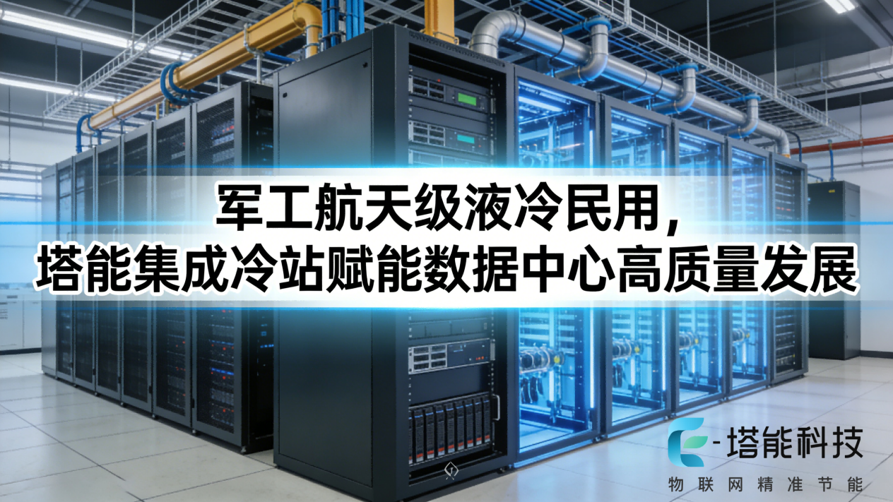 军工航天级两相液冷民用，塔能集成冷站赋能数据中心